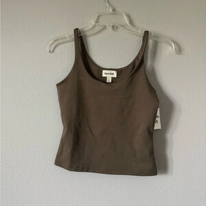 Open Edit Women's Brown Tank Top
